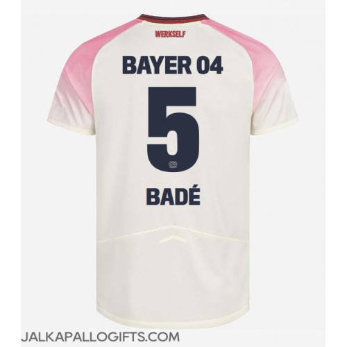 Bayer Leverkusen Loic Bade #5 Vieraspaita 2025-26 Lyhythihainen